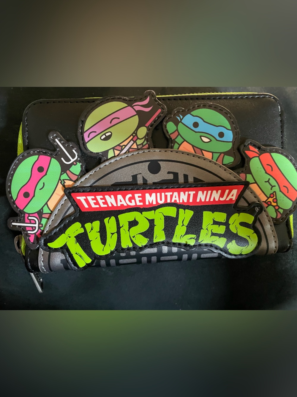 Loungefly Teenage Mutant Ninja Turtles Sewer Cap Zip Around Wallet